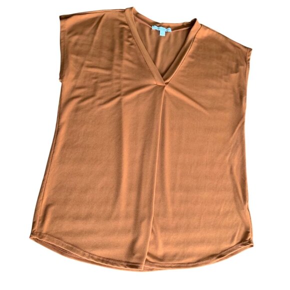 Green Envelope Los Angeles Womens Sleeveless V-Neck Top Size Large - Picture 1 of 8